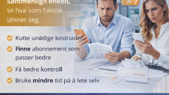 Bedriftsabbo – Sammenlign bedriftsabonnement for bedrifter i Norge